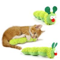 Juguete masticable para gatos Caterpilar de catnip Juguete interactivo de platafondo - details 6