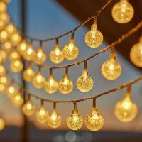 Luz de Bola de Cristal Cálida Blanca Luz Colgante de Hada para Bodas, Fiestas, Aniversario, Día de San Valentín - details 12