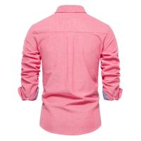 día del padre Camisas ajustadas de calidad de marca para hombres Camisa Oxford de algodón de otoño para hombres Camisas de manga larga con botones para hombres Camisas de negocios casuales - details 6
