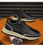 Shoes for Man High Quality Men Sneakers Luxury Men's Leather Shoes High Top Mens Shoes Casual Light Footwear Business  Shoes - details 13