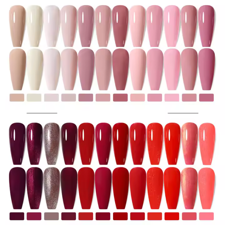 Arte Clavo multicolor Kit de esmalte de uñas de 24 piezas de 15 ml de barniz UV de acción prolongada baño gel de uñas de Arte - 1