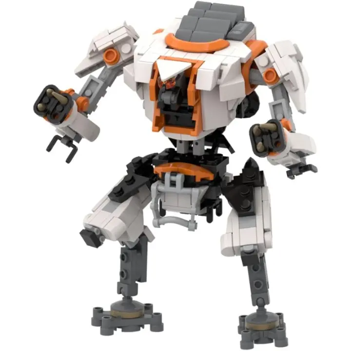 Kit de modelo de construcción de Titan Mecha, adorno de modelo Mech de juego de otoño, Compatible con juego de bloques de construcción - 1