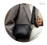 Nuevo Bolso de Cámara de Cuero Tendencia Primera de Piel de Vaca con Pelo - details 20