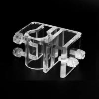 Soporte de manguera de filtración de acuario acrílico, conector de tubería de agua, soporte de montaje de tanque de peces, herramienta de accesorios de acuario de entrada y salida, 1 unidad - details 4