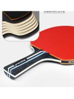 Raqueta de tenis de mesa, juego de alta elasticidad, raqueta horizontal, 2 raquetas, 3 pelotas, entrenamiento para estudiantes principiantes - details 5