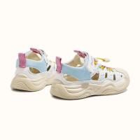 Sandalias para niñas, sandalias deportivas para niños, novedad de verano 2025, recortes, moda hueca, nueva tendencia, puntera suave, informal, talla 26-36 - details 6