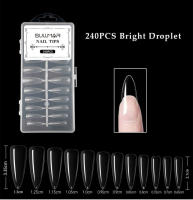 Puntas de uñas postizas de 240 unidades por lote/caja Herramientas de manicura de extensión rápida francesa Marca Clou Beaute - details 14