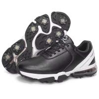 Nuevos zapatos de golf para hombre con amortiguación de aire de alta calidad, cordones de entrenamiento deportivos de vidrio para exteriores de lujo de la marca Guangdong, tachuelas para zapatos, - details 2