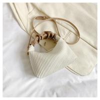 Bolso de Mano de Rayas Cinteladas Bolso de Verano de Moda para Mujeres - details 19