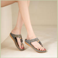Sandalias planas ligeras y cómodas para mujer, de verano 2025, informales, de moda, para playa, tallas grandes. - details 12