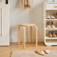 apilable de Madera doblada Antideslizante sólida Taburetes - details 4