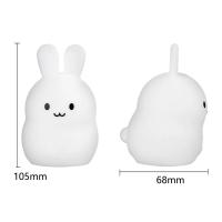 Lámpara LED Mini de Dibujos Animados Luz Nocturna RGB Portátil Silicona - details 2