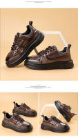 Zapatos Negros Pequeños Zapatos de Cuero de la Junta Zapatos Casuales Versátiles para Hombres - details 13