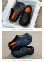 Nuevas zapatillas de verano para hombre y Chef de una palabra de Color sólido, zapatos quirúrgicos Nu para mujer, zuecos - details 14