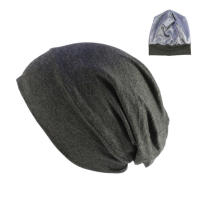 1 gorro de dormir con forro de satén para cabello rizado y trenzas que se mantiene envuelto toda la noche con para mujeres y hombres - details 4
