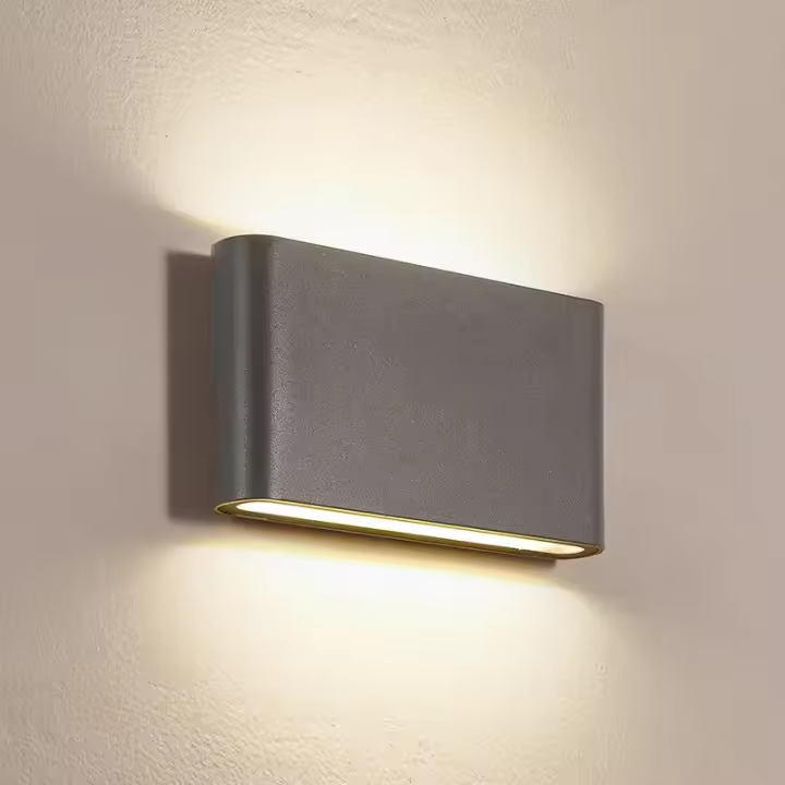 Luz de Pared Nórdica Moderna de Aluminio KICAAO Lámpara Interior Impermeable IP65 para Hogar, Escaleras, Dormitorio - 1