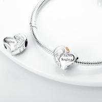 Abalorios de plata 100% auténtica con huellas de pata, joyería fina de cumpleaños para mujer, pulsera de 3mm, regalo con piedra de circón principal - details 22