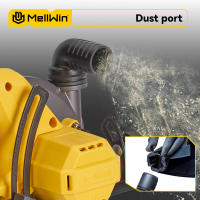 Sierra circular inalámbrica MELLWIN de 6 pulgadas sin escobillas 45 °   Máquina de corte multifunción con ajuste de ángulo para juego de pines de batería Makita de 18V - details 8