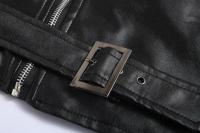 Chaqueta de Cuero Slim Fit Moda de Motocicleta Ropa Deportiva y al Aire Libre - details 7