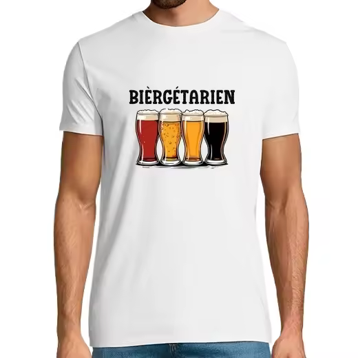 cerveza vegetariana Camisetas CERVEZA,Pack Regalo Camiseta Personalizada - 1