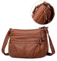Bolso de mujer para un solo hombro,Estilo retro,Bolsos de cuero suave - details 5