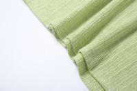 BUNO-Vestido largo liso con cuello Halter para Mujer, prenda elegante sin mangas con abertura lateral, ropa de calle para vacaciones - details 13