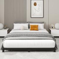 Cama con Plataforma de Metal, Marco de Cama de 140 x 200 cm, Cama de Metal con somier de láminas de Metal, Moderna Cama de Metal para Adultos, niños, Adolescentes, fácil Montaje - details 29