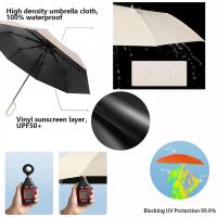 Paraguas Plegable Automático Protección UV, Resistente a la Lluvia y Bolsoso Portátil para Exteriores - details 4