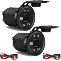 Adaptador de doble toma de corriente, Cargador USB, 5V, 3.1A, 12V, 24V, motocicleta, coche, barco y más - details 5