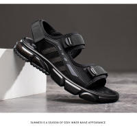 Nuevas Sandalias de Hombre Sandalias de Verano para Exteriores, con Correas, Amortiguadas de Aire, Zapatos de Playa, Zapatos Romanos suaves en Fondo - details 5