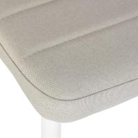 Sillas de Comedor Juego de 4 Sillas de Metal para Cocina, Silla de Mesa Comoda Silla con Asiento Tapizado, Negro - details 70