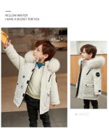 Chaqueta de Plumífero de Pato Blanco para Invierno 2025 Abrigo Exterior Cálido para Niños y Niñas - details 9