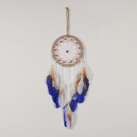 Nuevo colgante creativo de atrapasueños de plumas, atrapasueños diy, campanas de viento, colgante, decoración para dormitorio y sala de estar - details 4