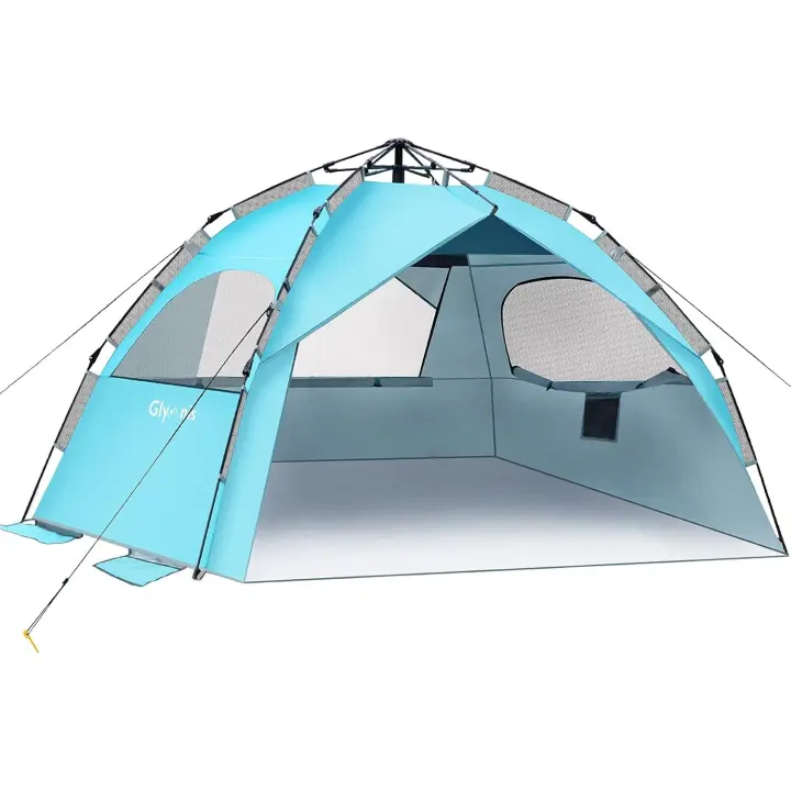 Tienda de Playa Portátil Hidráulica Automática Protección Solar UPF 50+/80+ - 1