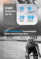 GEOID CC600 Color Screen Bike Computer Smart Navigation GPS Wireless Bicycle Speedometer WIFI ANT+ 11 Languages Cycling Odometer - details 6