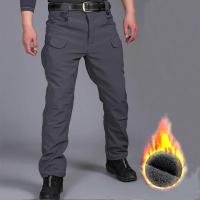 Conjunto de chaqueta táctica impermeable para hombre, chaqueta de caza, senderismo, exterior, Concha suave, invierno, 2 piezas - details 8