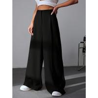 Nuevo vestido clásico para mujer, cómodo, pierna recta, cintura alta, pantalones cálidos sólidos para mujer - details 8
