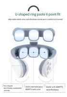Dispositivo de masaje TENS para cuello y hombros, masajeador muscular de compresión caliente de 6 pulsos, tratamiento de relajación de Espondilosis Cervical - details 7