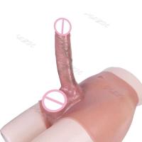 Leten Mono con consolador de cuatro esquinas de cintura alta para masturbadores masculinos, con pantalones huecos alargados y gruesos - details 15