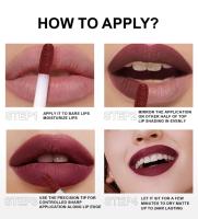 Lápiz labial mate, tinte de labios de terciopelo esmaltado, Color de alto pigmento, larga duración, resistente al agua - details 3