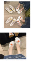 Baotou zapatillas mujer, verano nuevo desgaste temperamento fondo plano casual perla zapatos individuales zapatos perezosos cómodos - details 4