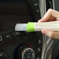 Herramienta de limpieza de salida de aire acondicionado 2 en 1, cepillo limpiador de rejilla de coche multiusos Interior de polvo - details 3