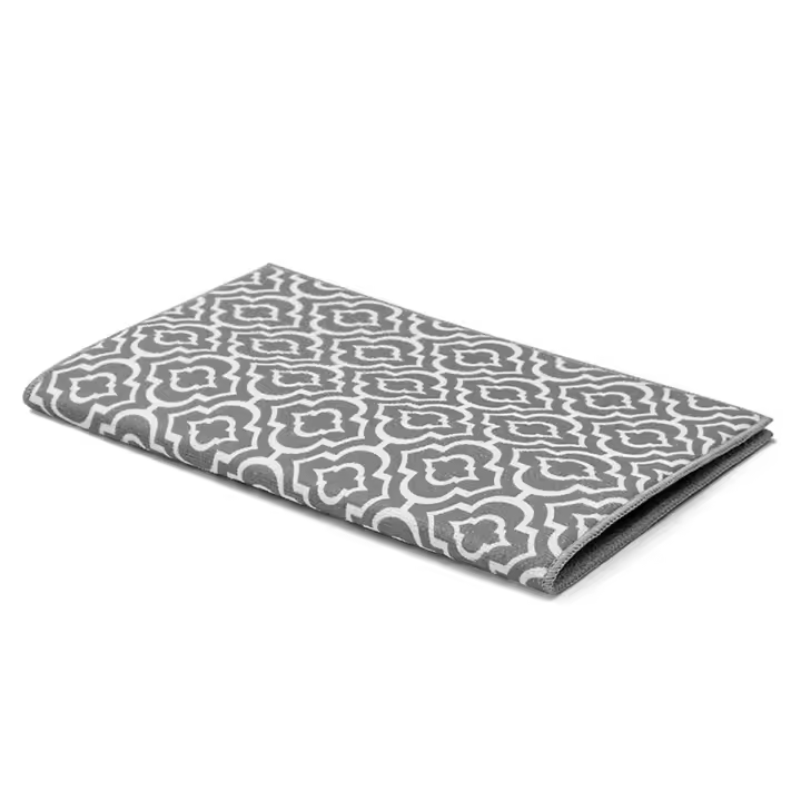 Alfombrilla de Secado de Platos de Microfibra Placa de Mesa Absorbente No Resbaladiza Resistente al Calor para Cocina y Comedor - 1