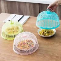 Herramientas de cocina de mesa de plástico circular a prueba de mosquitos, cubierta de malla para alimentos, picnic, fiesta de barbacoa, 1 pieza. - details 0