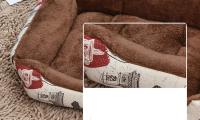 Cama de Gato con patrón de oso, manta cálida para mascotas, nido para perros, alfombrilla para perros pequeños y grandes - details 2