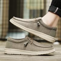 Dude-zapatos de lona sin cordones para Hombre, mocasines, Alpargatas, color negro, talla grande 49 50 51 - details 10