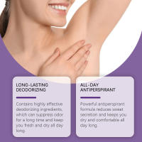 Varita antitranspirante de lavanda para el cuidado del cuerpo, aroma fresco y encantador de larga duración, ingredientes suaves - details 8