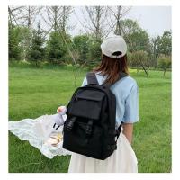 2025 Verano Nuevo Bolso Mochila De Color Sólido Mochila De Moda Para Estudiantes Universitarios - details 16