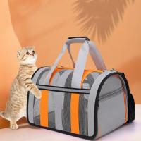 Bolso de viaje transpirable para mascotas, bolsa reflectante de tela Oxford para transporte de gatos, plegable, de hombro para perros - details 2