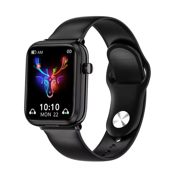 Reloj inteligente con pantalla completamente táctil de 1,69 pulgadas y auriculares Bluetooth TWS 2 en 1 - 1